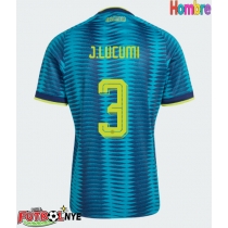 Camiseta Colombia Jhon Lucumi #3 Visitante Equipación Mundial 2026 manga corta